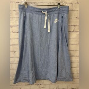 Nike Gym Classic Skirt Blue women’s‎ Size XL 854951 Rare Stretch Drawstring Y2K
